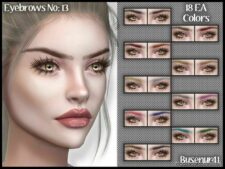 [Busenur41] Eyebrows N13 for The Sims 4