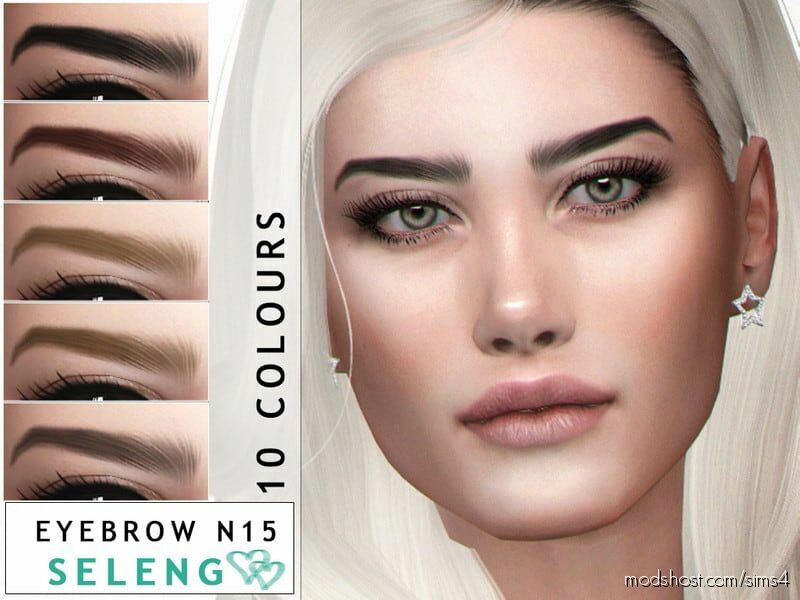 Eyebrows N15 for The Sims 4