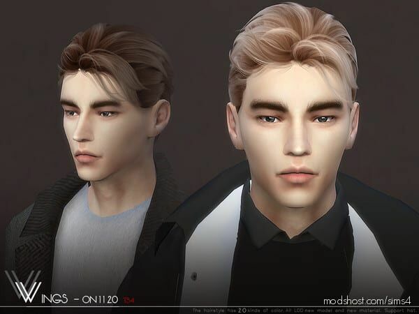 Wings-On1120 Hair for The Sims 4
