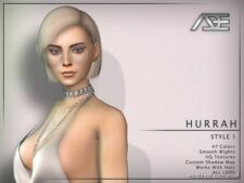ADE – Hurrah Style 1 (Hairstyle) for The Sims 4