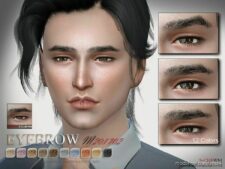 S-Club WM TS4 Eyebrows M 201702 for The Sims 4