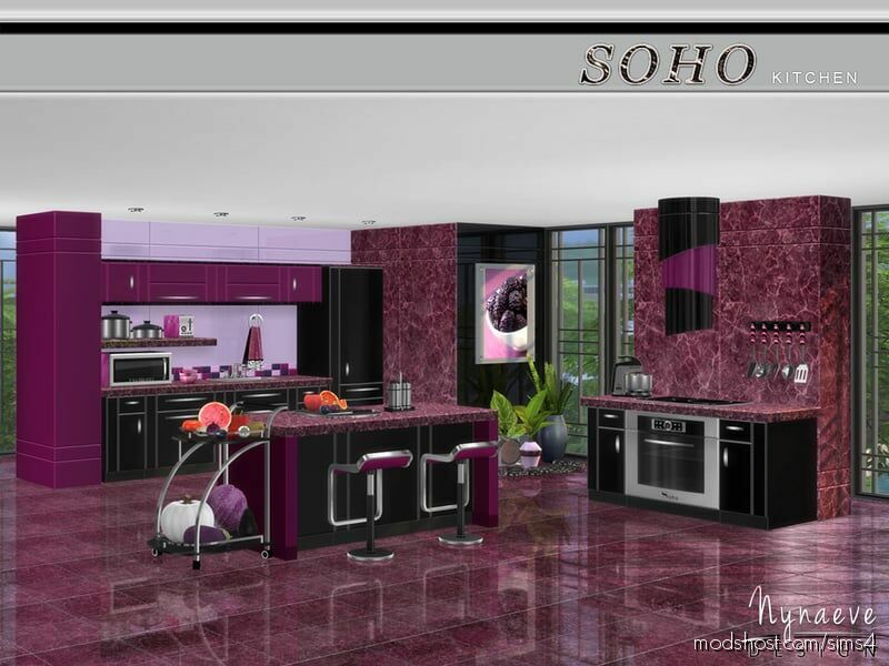 Soho Kitchen for The Sims 4