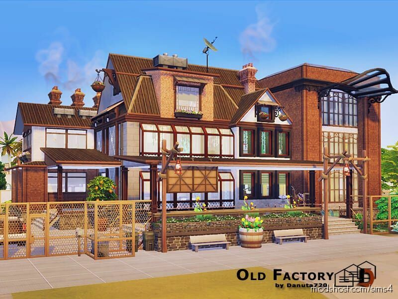 OLD Factory – NO CC for The Sims 4