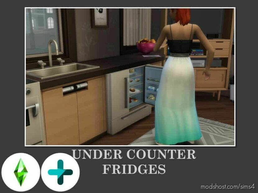 Under Counter Fridges for The Sims 4