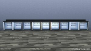 Sims 4 Interior Mod: Under Counter Fridges (Image #6)