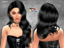 Sims 4 Female Mod: Sintiklia – Hair S19 Lana (Image #3)