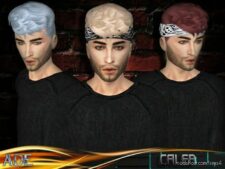 Sims 4 Male Hair Mod: ADE – Caleb (Image #2)