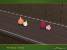 Marketplace Groceries. Onion for The Sims 4