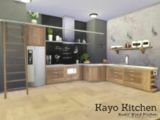 Sims 4 Set Mod: Kayo Kitchen (Featured)