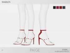 Madlen Paige Shoes for The Sims 4