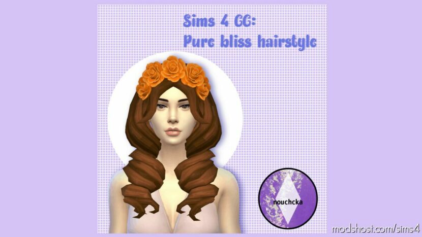 Pure Bliss Hairstyle for The Sims 4