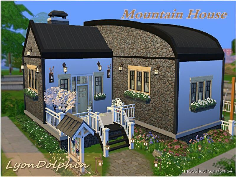 Mountain House for The Sims 4