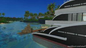 Sims 4 House Mod: Gorgona Yacht (NO CC) (Image #13)