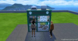 Sims 4 Object Mod: Starbucks To GO ! (Image #2)