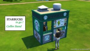 Sims 4 Object Mod: Starbucks To GO ! (Image #3)