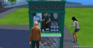 Sims 4 Object Mod: Starbucks To GO ! (Image #6)