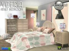 Sims 4 Set Mod: Vizeria Adult Bedroom (Image #3)