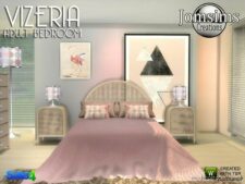 Sims 4 Set Mod: Vizeria Adult Bedroom (Image #7)