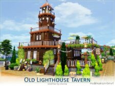 OLD Lighthouse Tavern for The Sims 4