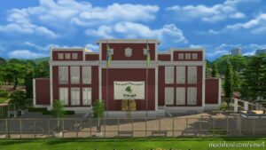 Sims 4 House Mod: Newcrest High School – NO CC (Image #3)