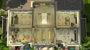 Sims 4 House Mod: Newcrest High School – NO CC (Image #5)