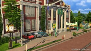 Sims 4 House Mod: Newcrest High School – NO CC (Image #7)