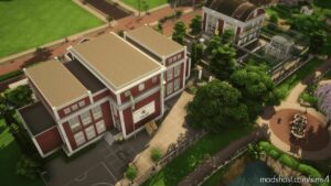 Sims 4 House Mod: Newcrest High School – NO CC (Image #12)