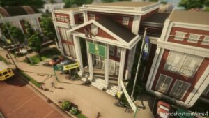 Sims 4 House Mod: Newcrest High School – NO CC (Image #15)