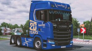 Kauritel Logistics 20 Years Skin For Scania S for Euro Truck Simulator 2