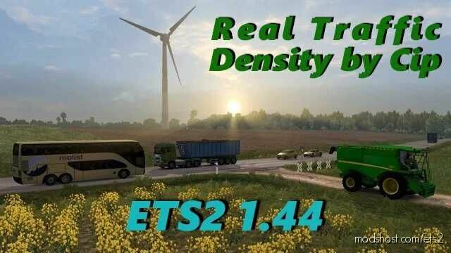 Real Traffic Density And Ratio [1.44] for Euro Truck Simulator 2
