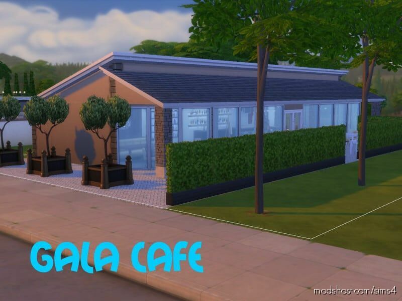 Gala Cafe for The Sims 4