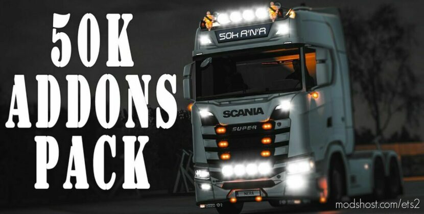 50k-Addons Pack Updated by Dotax v2.7 for Euro Truck Simulator 2