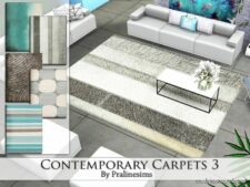 Sims 4 Set Mod: Contemporary Carpets 3 (Image #2)