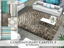 Sims 4 Set Mod: Contemporary Carpets 3 (Image #4)