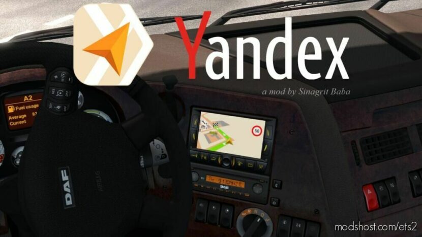 Yandex Navigator V1.8 for Euro Truck Simulator 2