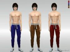 Sporty Cuff Jogger Pants for The Sims 4