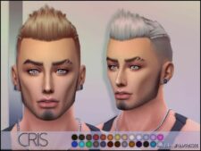 Mathcope Cris Hair for The Sims 4
