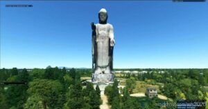 Ushiku Daibutsu, Statue Bouddha for Microsoft Flight Simulator 2020
