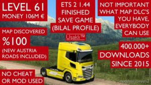 ETS2 Mod: Finished Save Game Profile 1.44 (Image #2)