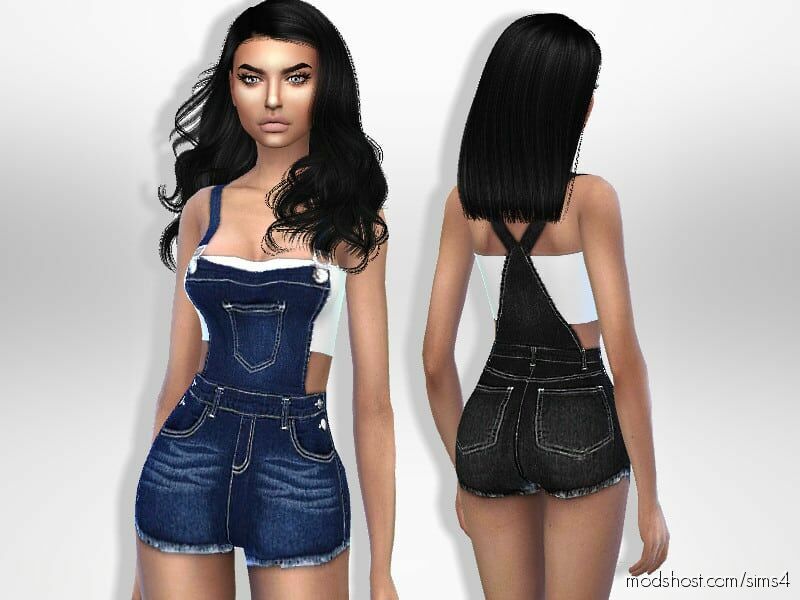 Meghan Dungarees for The Sims 4