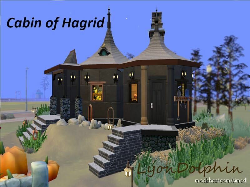 Cabin Of Hagrid for The Sims 4