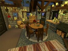 Sims 4 House Mod: Cabin Of Hagrid (Image #3)