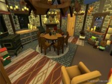 Sims 4 House Mod: Cabin Of Hagrid (Image #4)