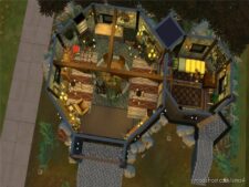 Sims 4 House Mod: Cabin Of Hagrid (Image #7)