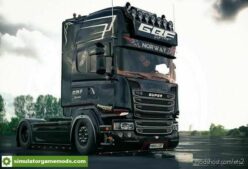 Scania V8 Open Pipe V2.0 [1.44] for Euro Truck Simulator 2