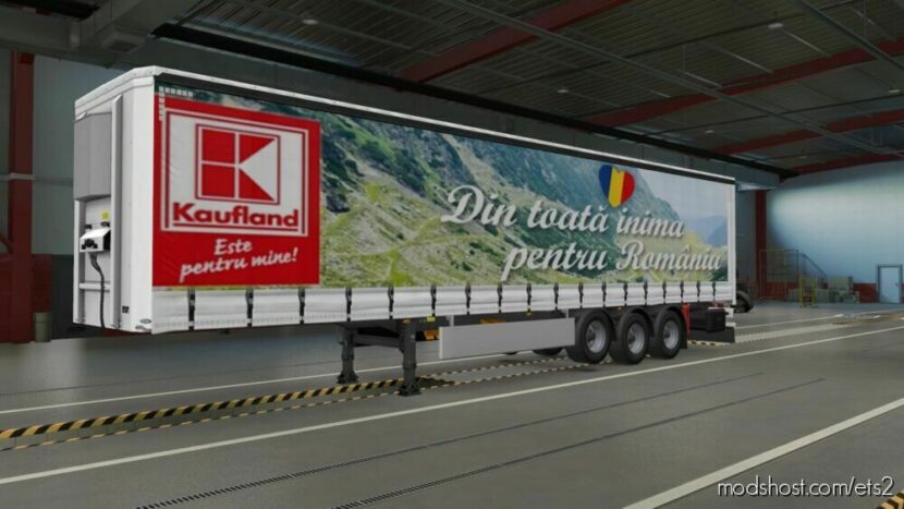 Kaufland Romania Trailer Skin for Euro Truck Simulator 2