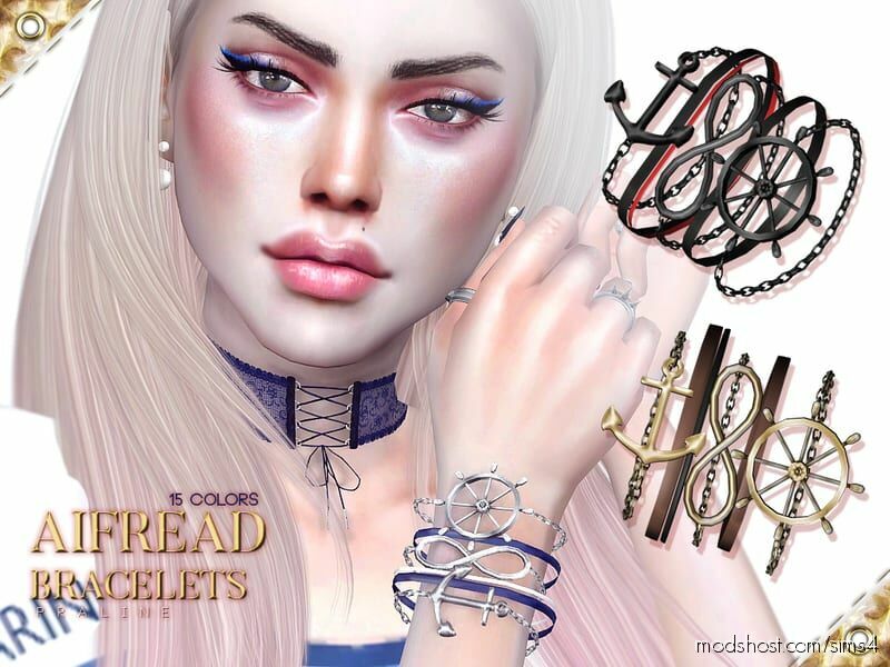 Aifread Bracelets for The Sims 4