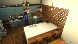 Sims 4 Interior Mod: ECO Kitchen Stuff – Custom Stuff Pack (Image #9)