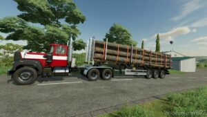 FS22 Fliegl Mod: Timber Runner Autoload Wood V1.1 (Image #3)