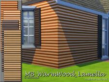 Mb-Warmwood Lamella for The Sims 4